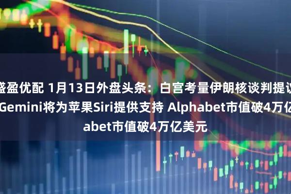 盛盈优配 1月13日外盘头条：白宫考量伊朗核谈判提议 谷歌Gemini将为苹果Siri提供支持 Alphabet市值破4万亿美元